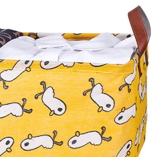 Clothes Laundry Basket Storage Box with Reinforced Handle Large Capacity Toys Storage