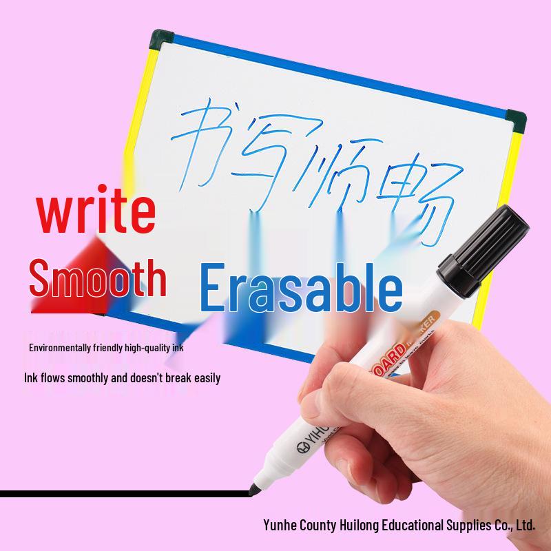 Customizable Large-Capacity Colored Erasable Whiteboard Markers with Bold Writing and English Printing
