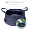 Portable Folding Sink Camping Travel Foldable Water Basin with Carrying Handle Suitable for Outdoor Activity