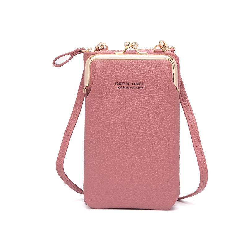 Fashion New Large Capacity Phone Purse for Women PU Leather Crossbody Shoulder Bag Pouch Female Casual Handbag Pack