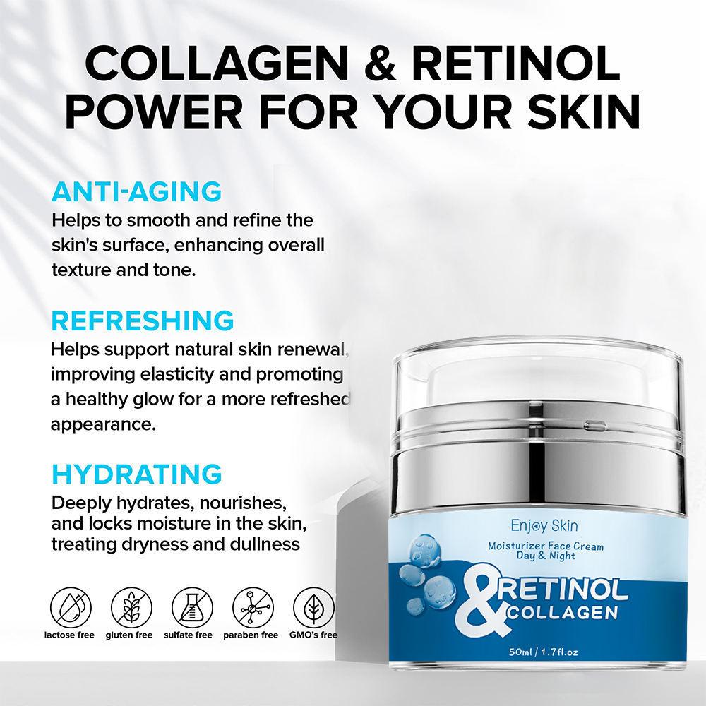 Anti-Aging Collagen Face Cream Moisturizing Brightening Firming Wrinkle Cream