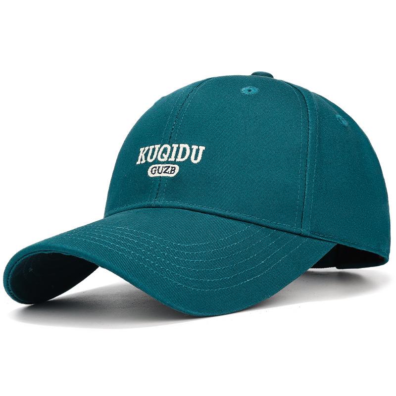 Big Head Embroidered Couple Baseball Cap Outdoor Student Sunscreen Cap