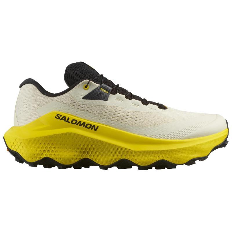 SALOMON Ultra Glide 3 Cushioning Breathable Coverage Casual Long Distance Running Shoes Men's Beige Yellow Sneakers 478743