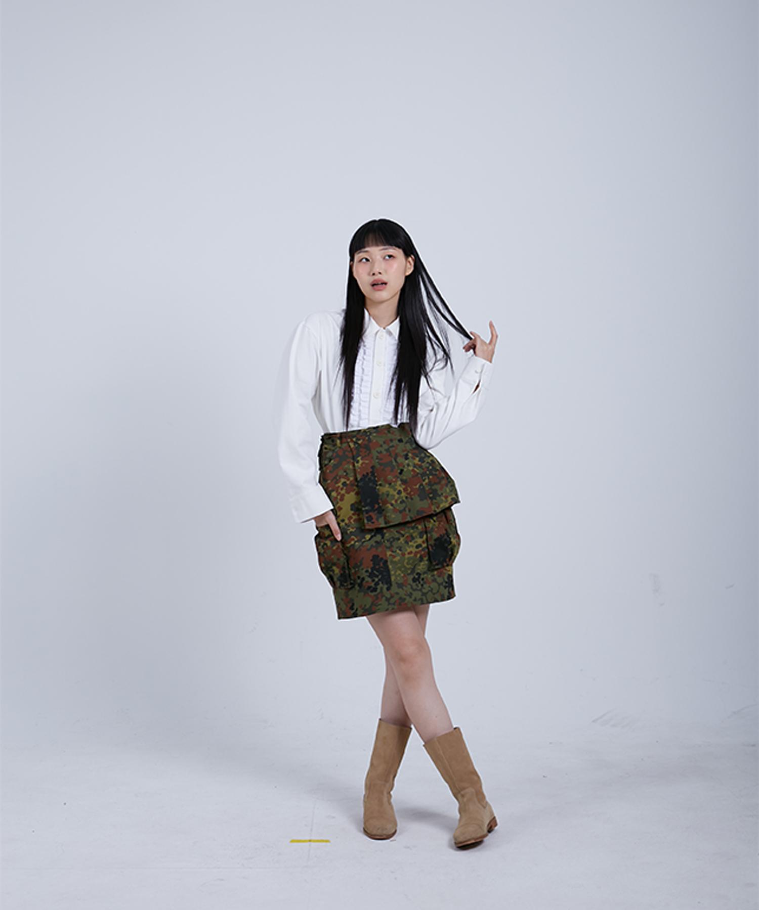 Cotton Rivers Club Shirred Frill Jacket (Ivory) Ivory/Free