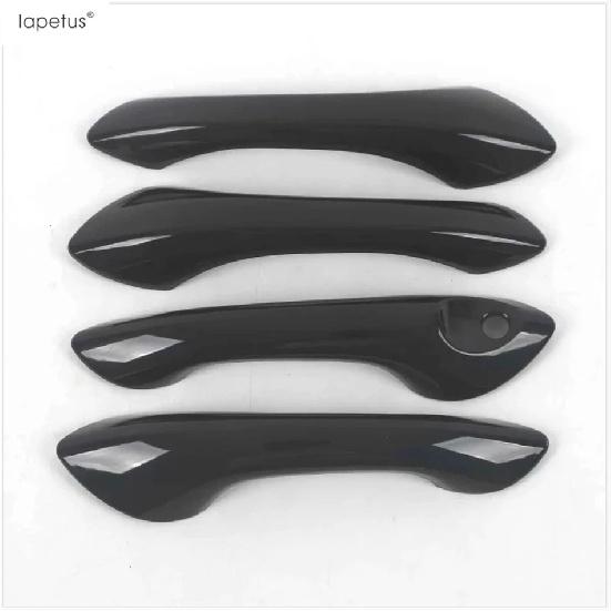 Car Door Handle Bowl Cap Pull Doorknob Catch Decoration Cover Trim For Chevrolet Tracker Trax  2024 Carbon Fiber Accessories