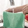 5/10/15Pcs Kitchen Dish Towels Double-layer Home Ultra Soft Absorbent Pad Coral Fleece Dishcloth Nonstick Oil Fast Dry Washcloth
