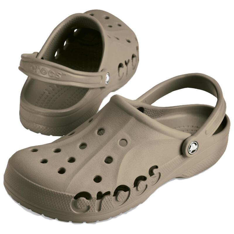 Crocs Baya Clog Comfortable and versatile hole shoes unisex khaki