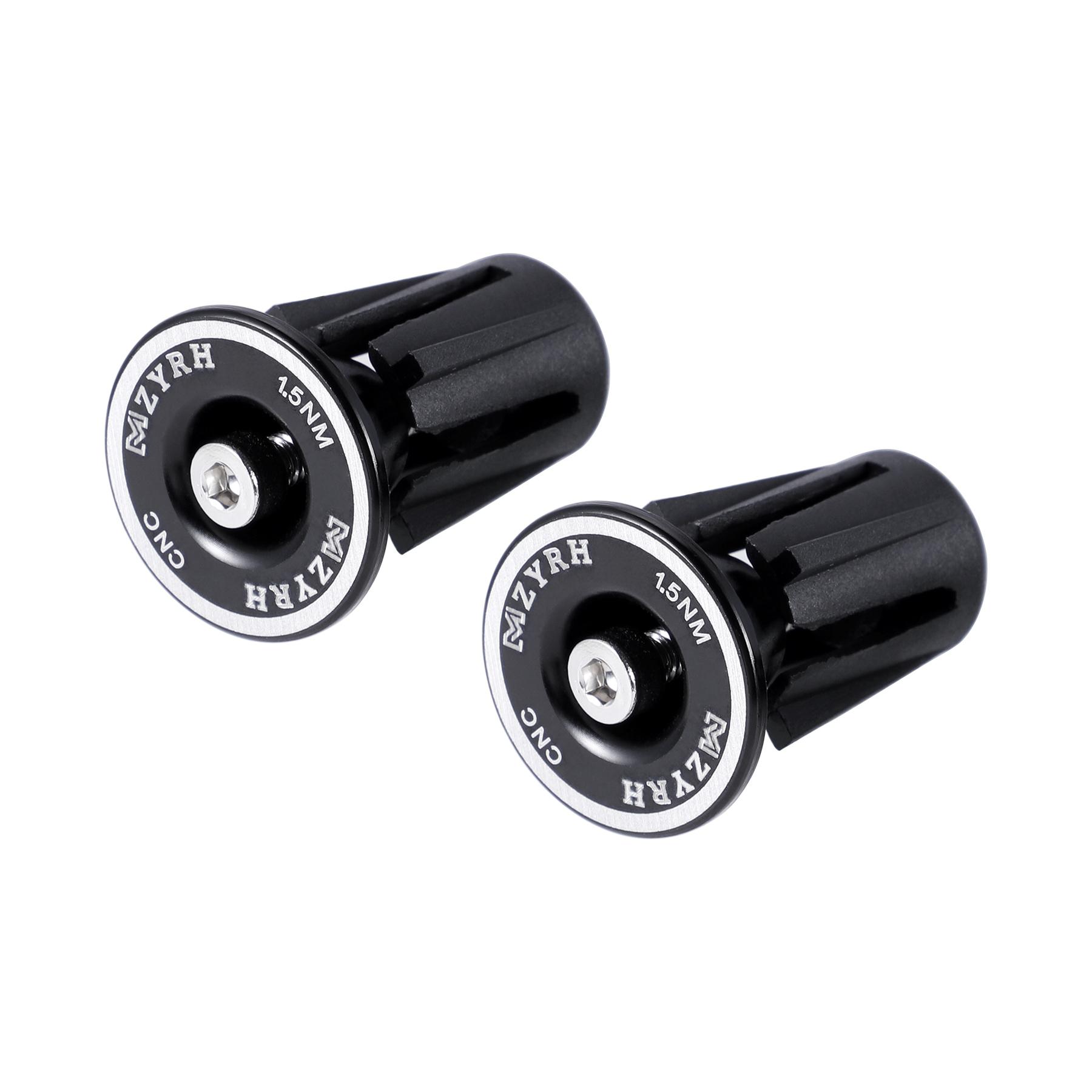 Mountain Bike Bar End Plugs 2PCS Aluminum Alloy Lock Bicycle Accessories Road Bike Handlebar Plug End Cap