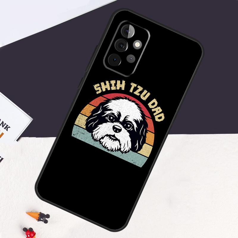 Cartoon Shih Tzu Dog Case For Samsung Galaxy A14 A55 A06 A05 A36 A26 A16 A54 A34 A22 A32 A52 A35 A15 A53 A13 A56