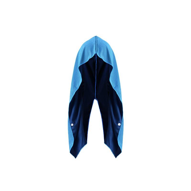 U-shaped cooling hooded towel, minimalist solid color ice cooling towel for fitness, running, and stylish sports