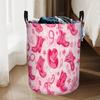 1pc, Cowgirl Vibes Storage Basket, Open Laundry Basket and Storage Box, Suitable for Use In Apartments, Dorm Rooms, Laundry Rooms, Foldable Design for
