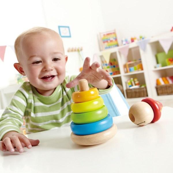 Hape Pierrot ring stacking, mixed colors, 1 set, Korean baby products