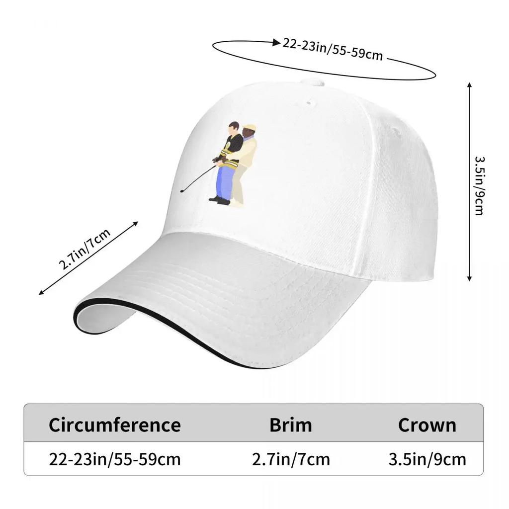 Happy Gilmore ALL IN THE HIPS Cap Fashion Casual Baseball Caps Adjustable Hat Hip Hop Summer Unisex Baseball Hats