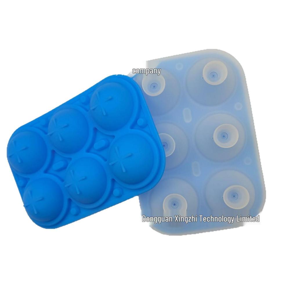 6-Cavity Rose Ice Cube Tray - Leak-Proof Silicone Mold for DIY Whiskey Ice Cubes