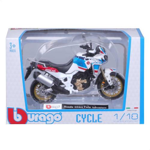 Bburago 1/18 Honda Africa Twin Adventure Motorcycle Bike Model Road Bike