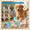 Pet Glowing Vocalizing Rotating Multi  Functional Food  Dispersing Toy