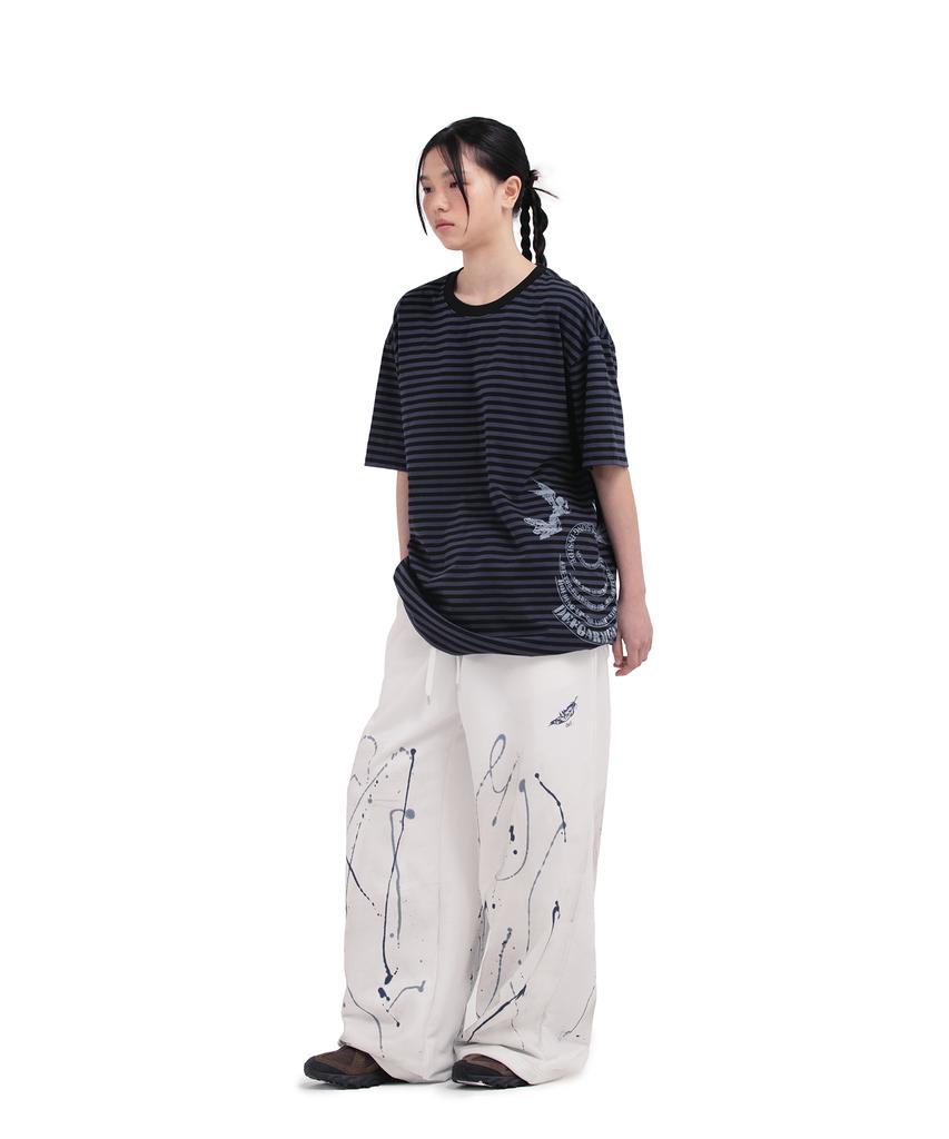 Depeugameoncheu Stripe Devil T-Shirts