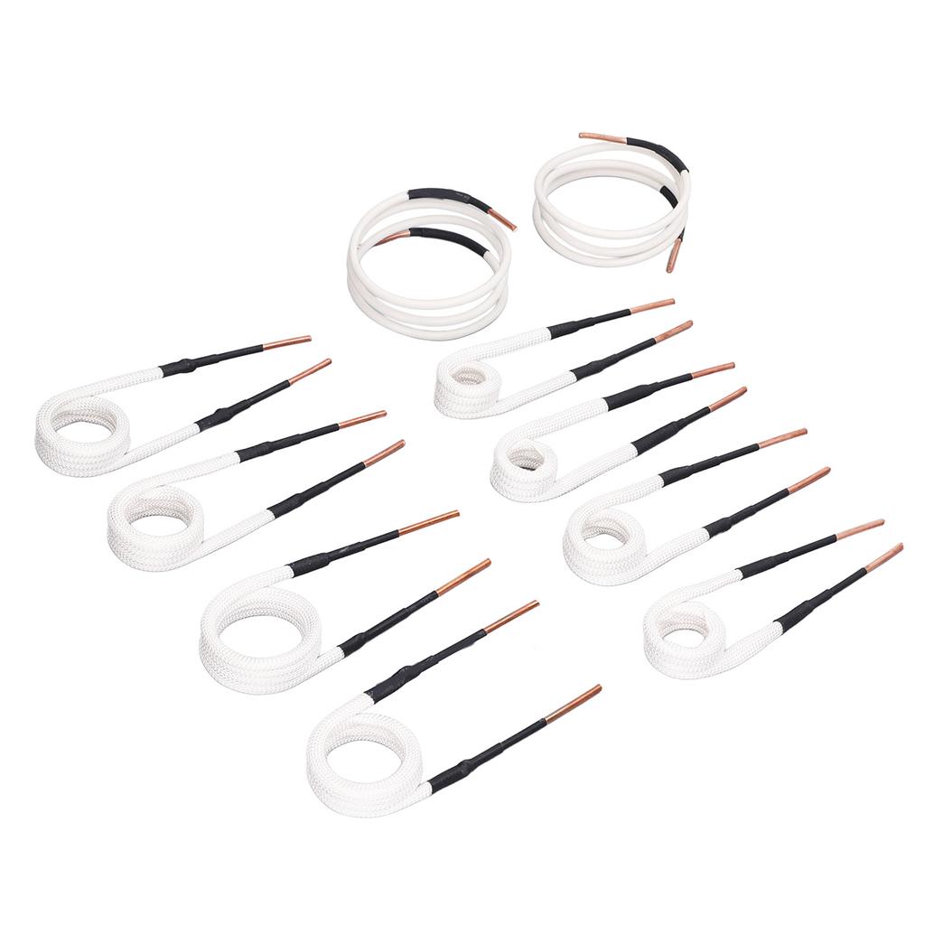 10Pcs Induction Heater Coil Kit Bolt Remover Tool Brass Core Wire High Frequency Accessories Ignition Parts 3.0mm