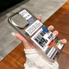 Silicone Phone Case for iPhone 13 Pro Max Funda iPhone 11 15 16 14 Plus 12 Mini 16promax 13promax Transparent Matte Lable Cover