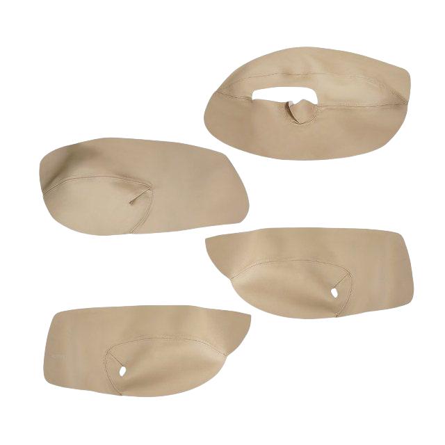 

ONLY 4-дверный кожаный чехол на подлокотник двери для VW Golf 4 MK4 Bora Jetta 1999-2005 автомобильный подлокотник двери аксессуары для кожи RHD Beige