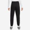 Nike Sportswear Team Logo Spliced Contrast Cuff Loose Joggers Women Bottoms Black DQ6603-010