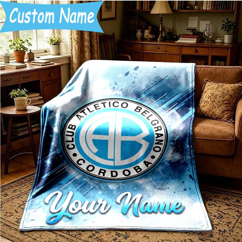 Custom Name CAB Football Blanket Flannel Blanket for Camping, Hiking, Garden Parties, Picnic Essentials,gift for family and friend