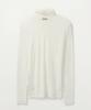 Seteo (W) Cross Turtleneck Long Sleeve White