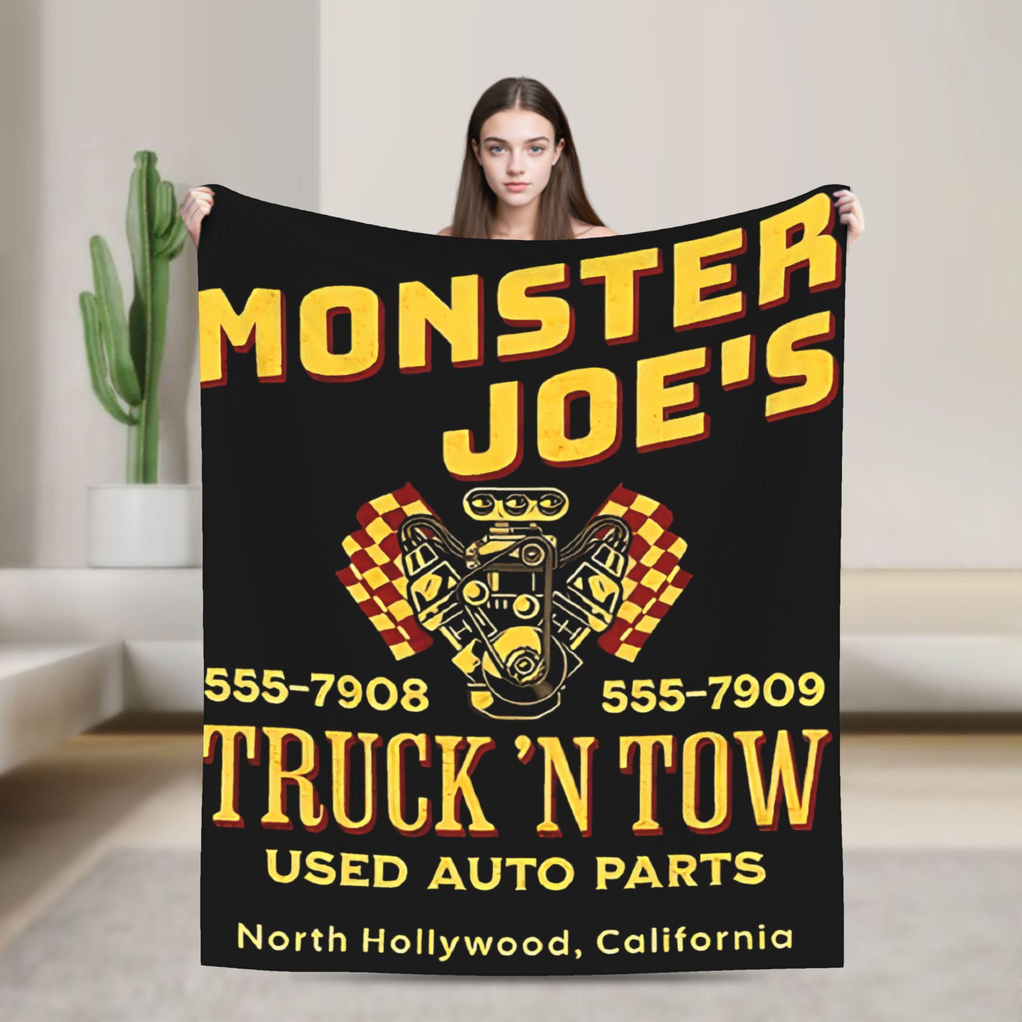 Monster Trucks Super Soft Blanket  Kids Plush Throw Blanket Comfortable Bedroom Flannel Bedspread Sofa Bed Cover 75x90cm