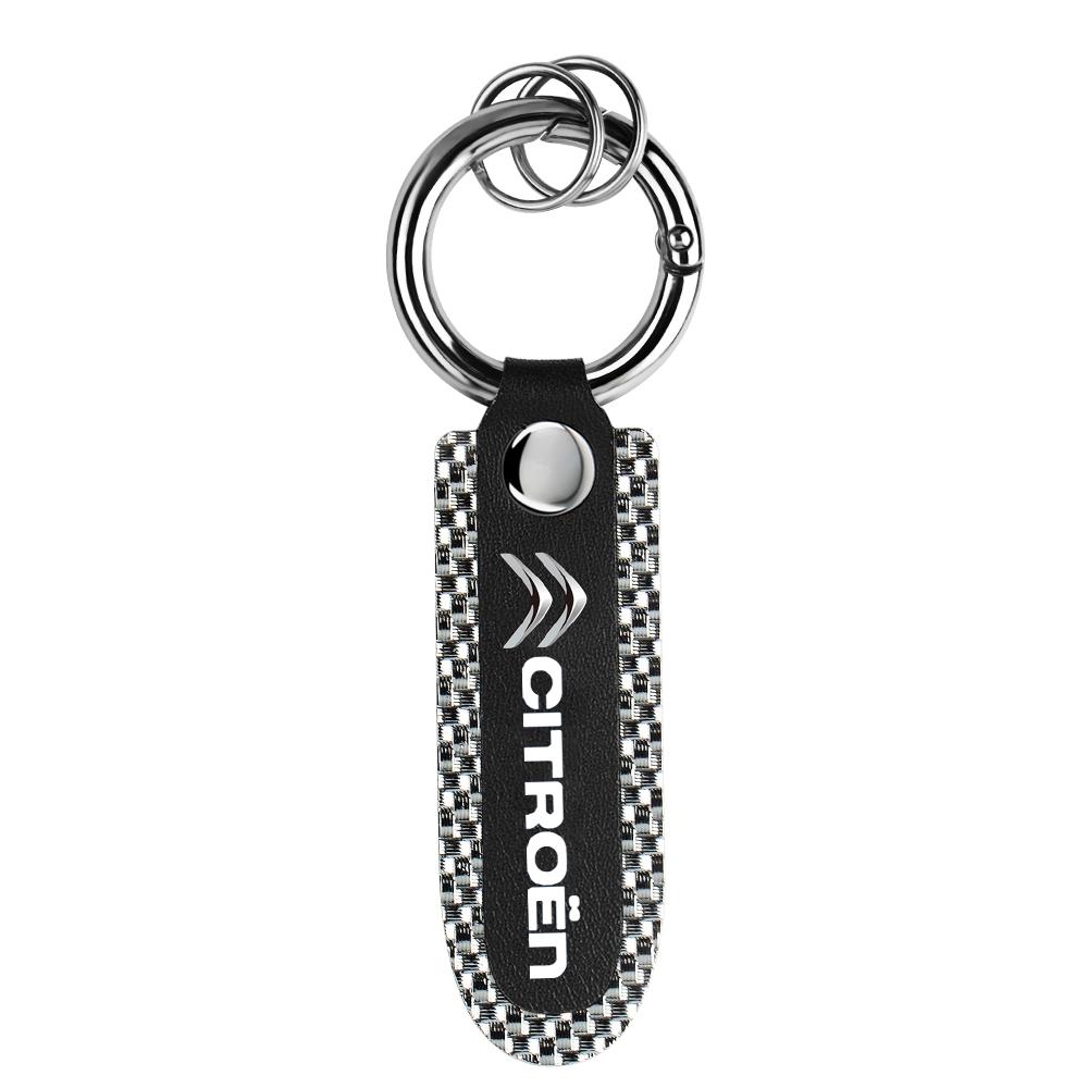 

Fashion Keychain Metal Waist Hanging KeyChain Key Ring Pendant Ornaments Jewelry Gifts For Citroen C1 C2 C3 C4 C5 C6 DS3 DS4 DS5