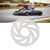 420 41T Rear Sprocket Steel Corrosion Resistance Rear Chain Sprocket for DIY Go Kart ATV Light Motorcycle