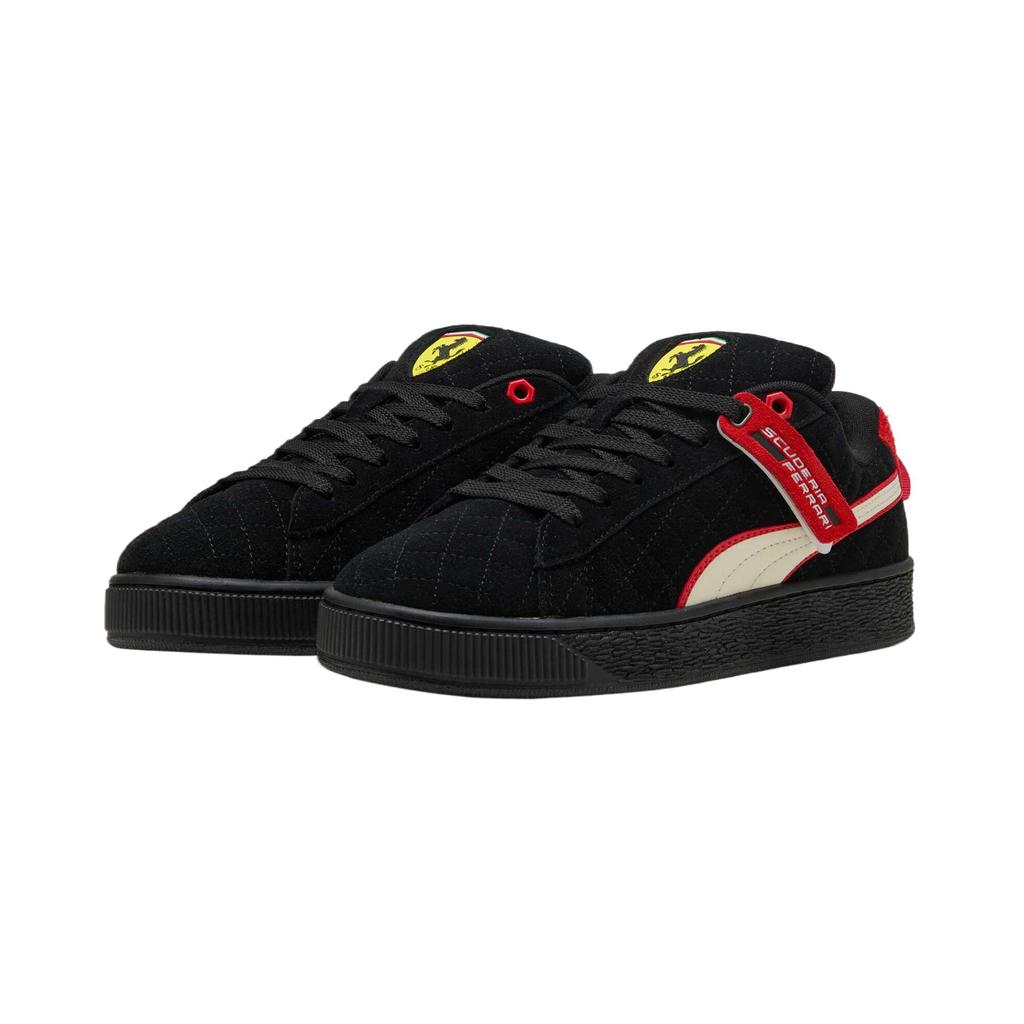 Scuderia Ferrari x Puma Suede XL Hero - Schwarz Warmweiß Unisex Sneaker 308798-01