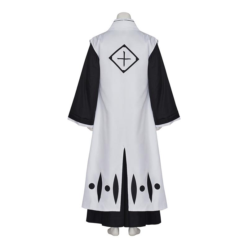 Anime Hitsugaya Toushirou Cosplay Fighting Kimono Outfit Men's Halloween Death Divisi 10th Captain Toushirou Hitsugaya Suit