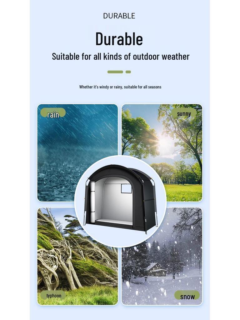 Cross-Border Large Portable Waterproof Bicycle Tent for Outdoor Camping