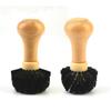 Wooden Handle Coffee Cleaning Brush Espresso Portafilter Cleaning Brush  Coffee Grounds