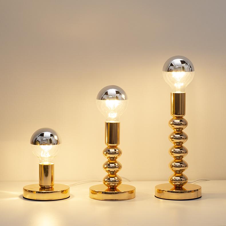 Retro Nordic LED Desk Lamp for Bedroom Bedside Bar Korean Ins Style Table Lamps  Decor Vintage Night Light Plug in Bauhaus Lamps