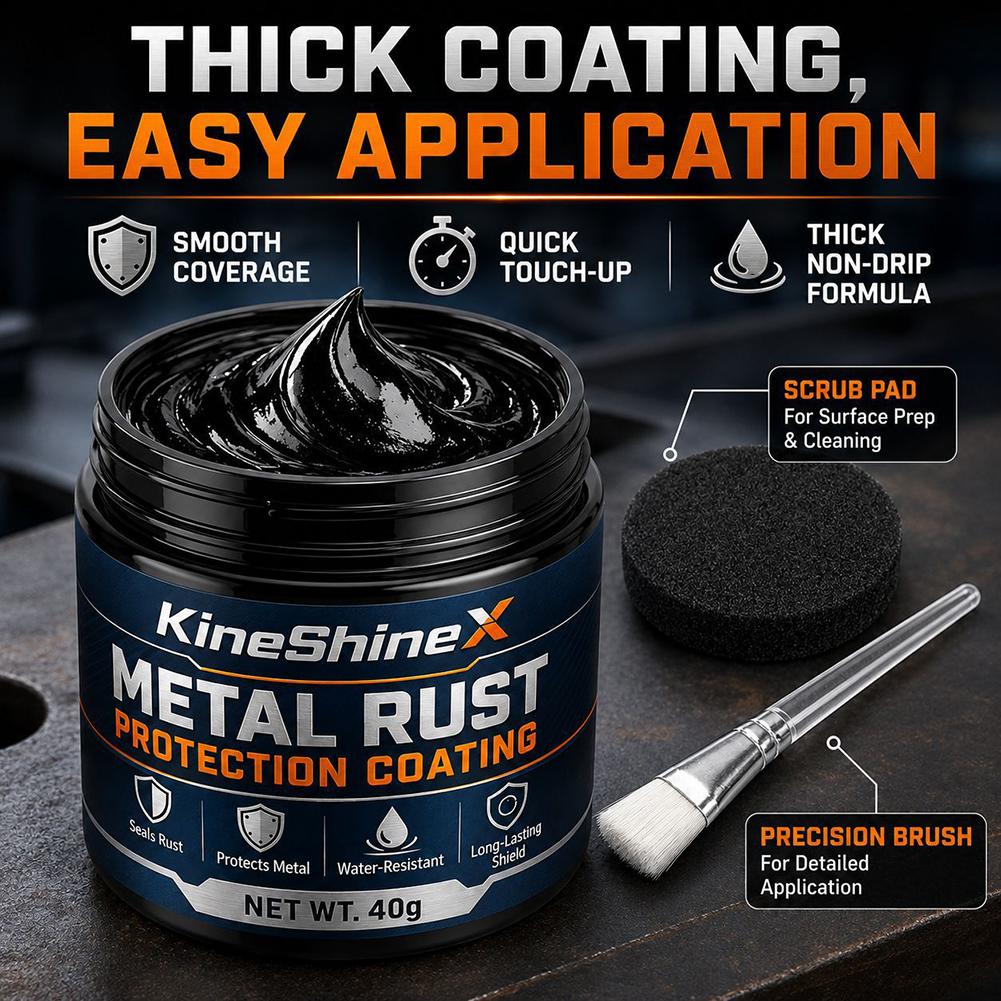 40ml Metal Rust Protection Black Repair Paste Car Black Rust Repair Paste Metal Protection Restoration Coating For Car