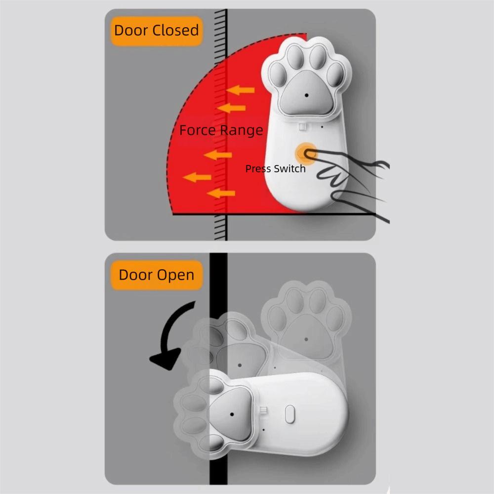 Impact Resistance Door Stopper Durable Anti Pinch Door Stop Child Safety Door Stop  Home Use