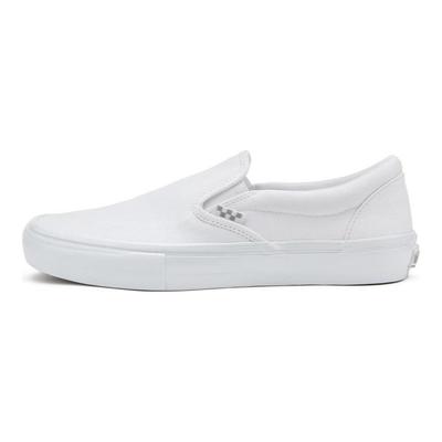 Kaykay Slip-On Gerçek Beyaz Unisex Spor Ayakkabı VN0A5FCAW00