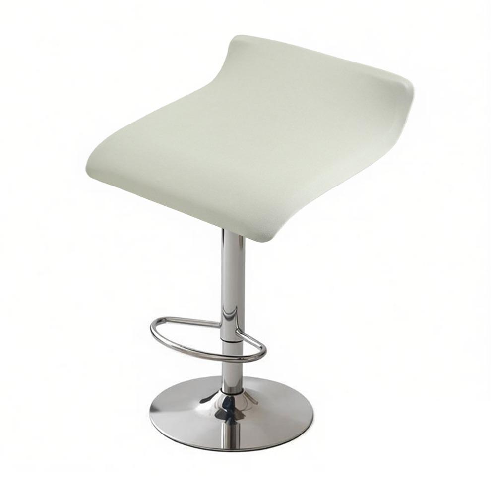Elastic Cashier Chair Cover All-in-one Dustproof Office Swivel Chair Cover Square Chair Cover for Cashier Rotating Swivel Stool