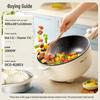 Bear 4.5L Multi-function Electric Wok & Hot Pot CN plug (adapter included)
