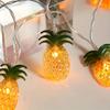 LED Pineapple String Lights, Party, Birthday, Bedroom, Yard Decoration Lights, Outdoor Hawaii Gift Decoration Lights (Battery Powered)