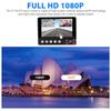 1080P Driving Recorder Car Dash Cam With 170 Degree Front Rear And Interior Cameras For Enhanced Safety And Security