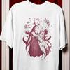 Kitsune Spirit | Japanese Fox Yokai Comfort Colors Tee, Dark Anime Aesthetic Shirt, Mythical Kimono Art Graphic Men's T-Shirt Mystic Fantasy Core