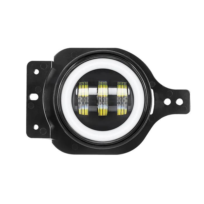 Remote Control RGB LED Angel Eye Fog Lights for Wrangler JL/Gladiator JT