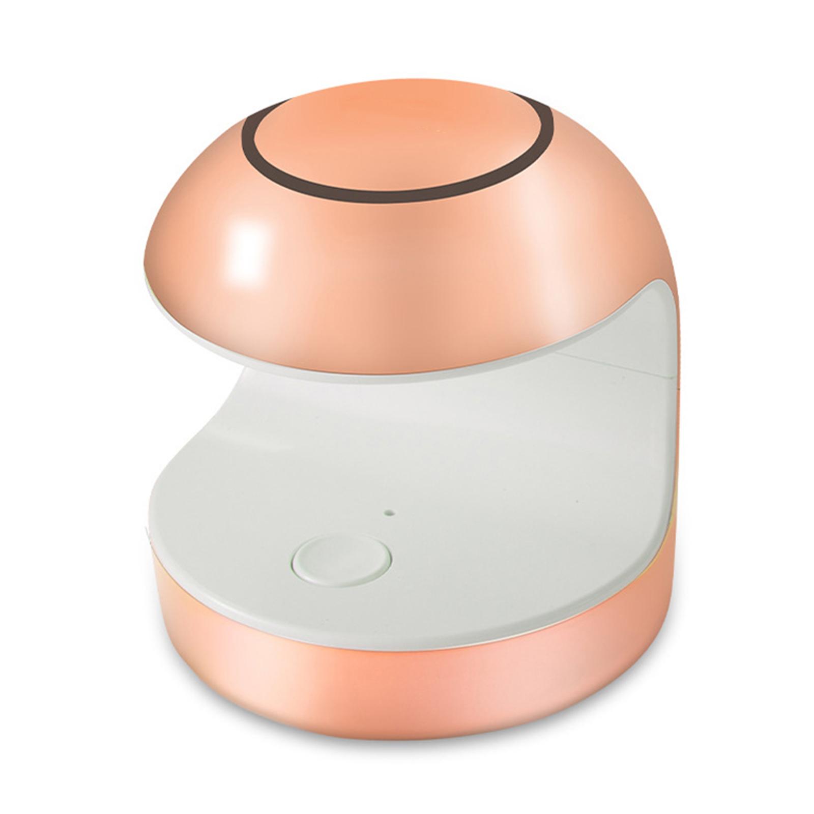 

Портативная сушилка для ногтей с таймером 60S 120S Профессиональная светодиодная лампа для длительного маникюра розового золота