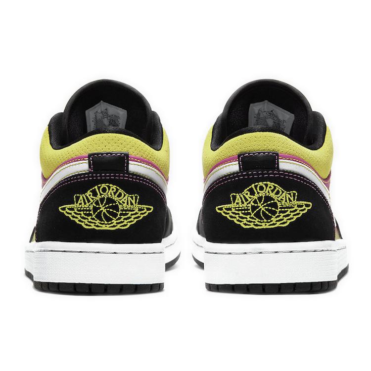Jordan 1 Low Black Active Fuchsia Cyber CW5564-001