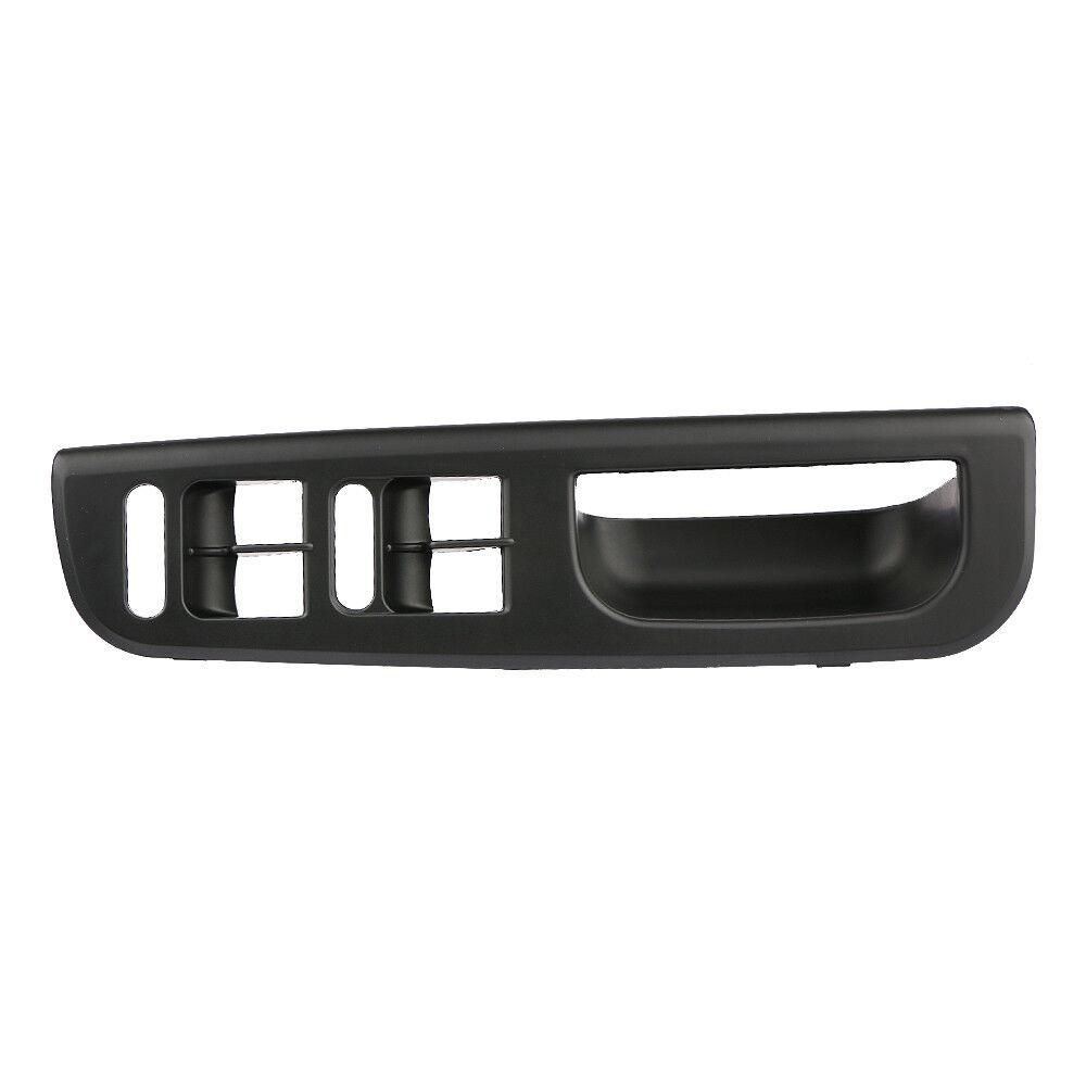 2PCS Set Car Master Window Switch Control Panel Trim Bezel Black For VW Jetta Passat Golf MK4 1999 2000 2001 2002 2003 2004