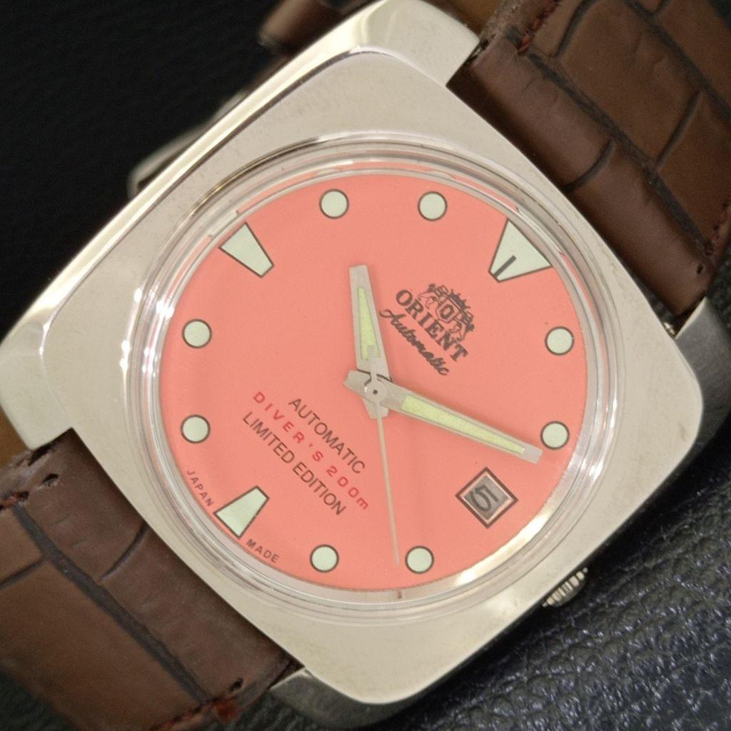 

Б/у автоматические часы ORIENT JAPAN 46941 мужские с циферблатом цвета PECH a432849-2 R113-a432849