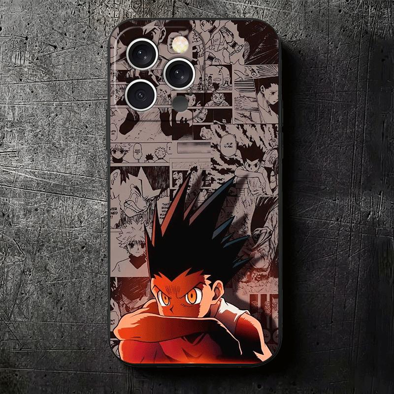 Hunter X-Hunters Gon Soft Phone Case for iPhone 16 16E 17 Air 15 Pro Max 14 Plus 13 Mini 11 12 7 Black Cover Back Shell