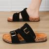 Classic Fashion New Men's Monk Strap Outdoor Cork Slippers Male Summer Open Toe Sandals Chanclas De Hombre